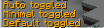 Default toggled